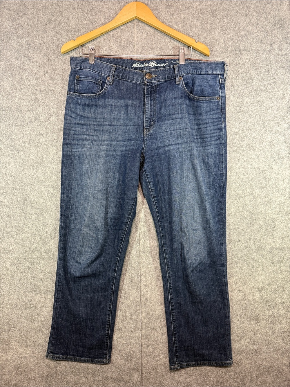 Eddie Bauer Boyfriend Crop Jeans - Womens 12 - Medium Wash Comfort Capri Relaxed